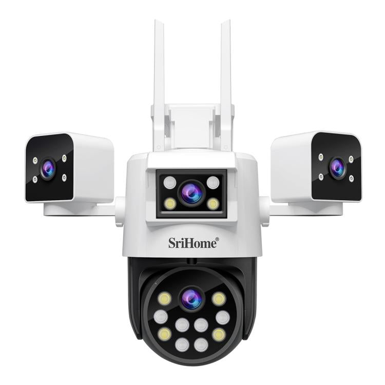 SriHome SH066 8MP HD Quad Lens Security Camera, Support Full Color Night Vision / Two-way Audio SriHome SH066 8MP HD Quad Lens Security Camera, Support Full Color Night Vision / Two-way Audio